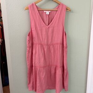 Lucky Brand Sleeveless Coral Mini Dress